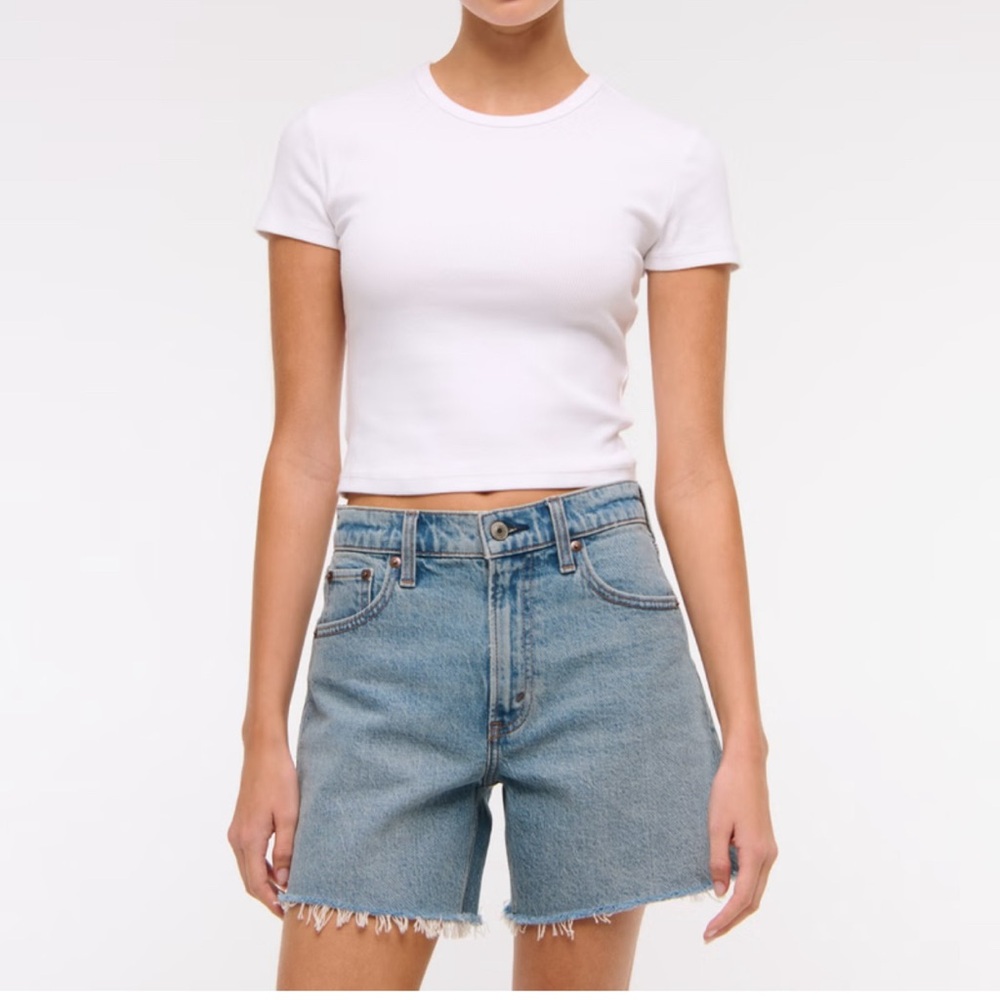 Abercrombie High Rise Dad Short